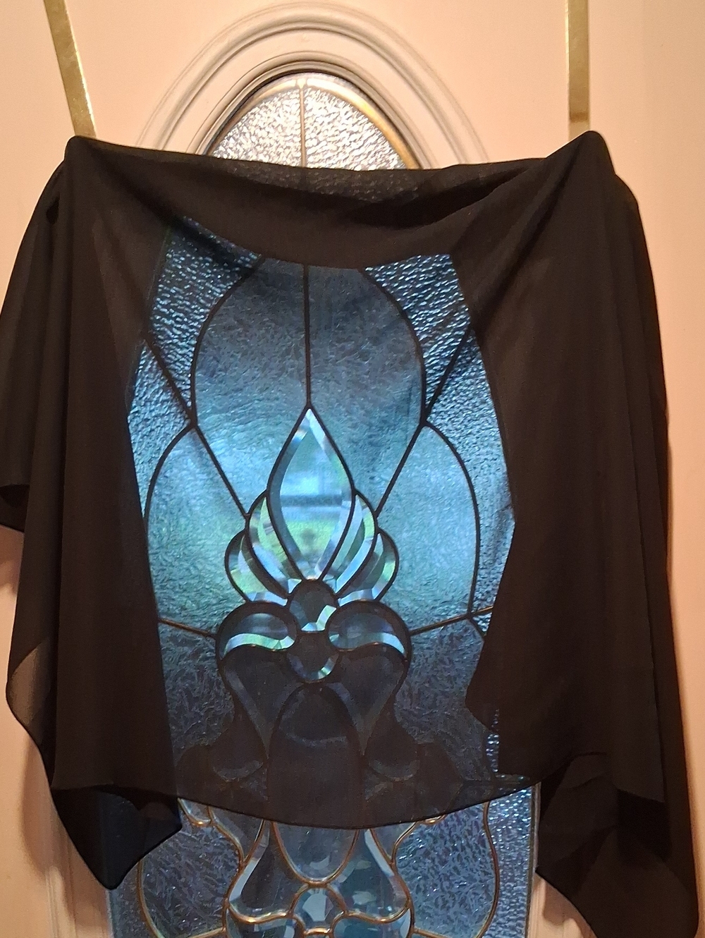 Black Sheer Shaw/ Cape - Women